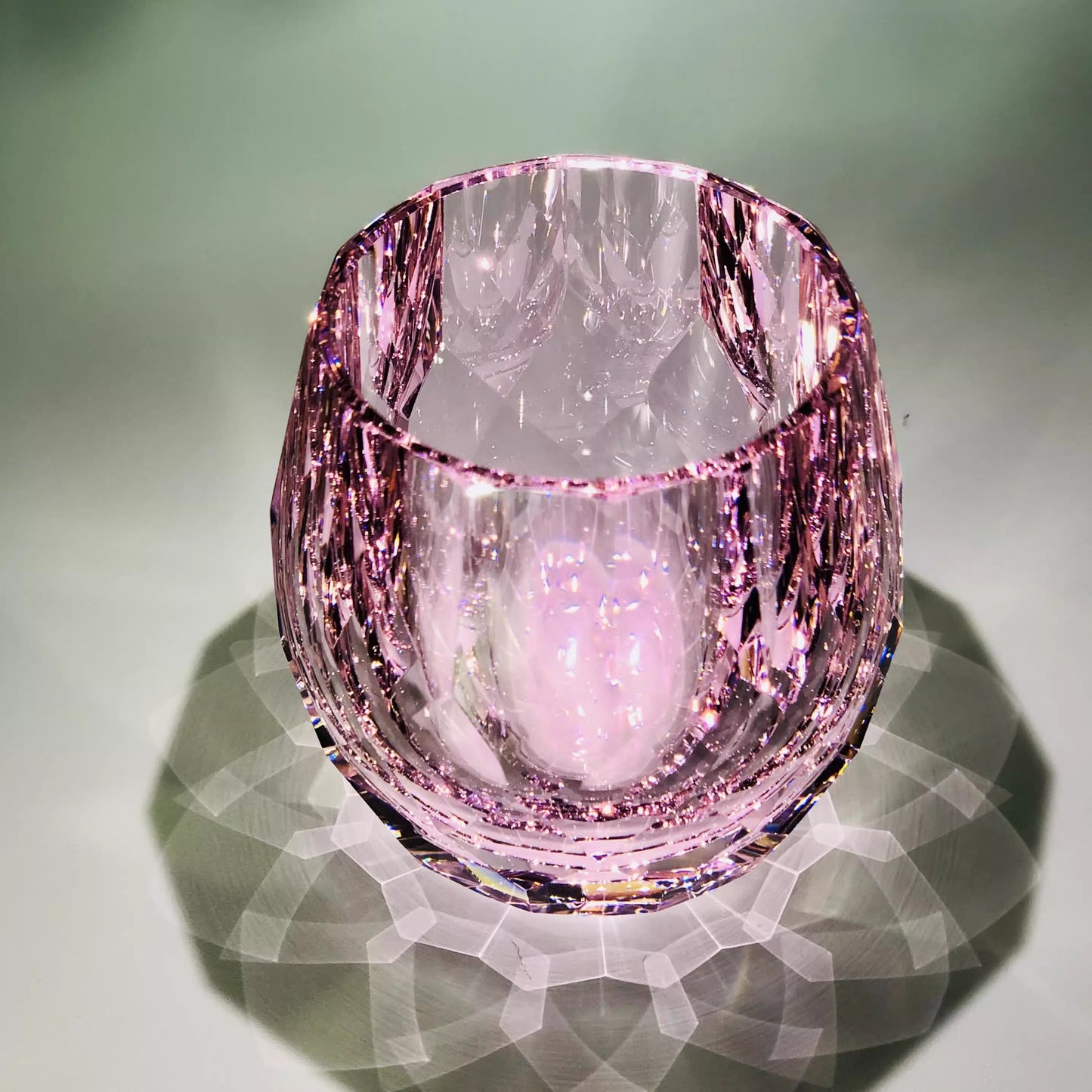 Hand Cut Crystal Whiskey Glass