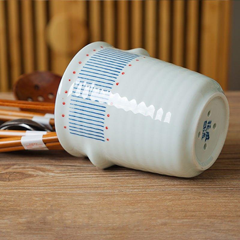 Japanese Handcrafted Ceramic Glazed Chopsticks Holders