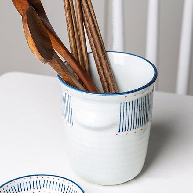 Japanese Handcrafted Ceramic Glazed Chopsticks Holders