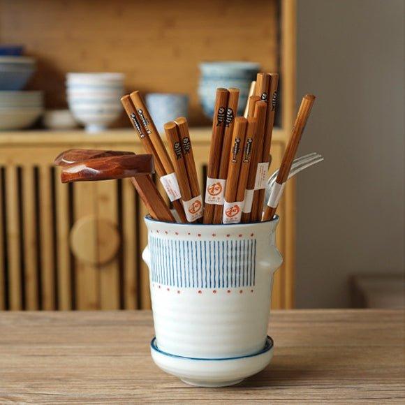 Japanese Handcrafted Ceramic Glazed Chopsticks Holders
