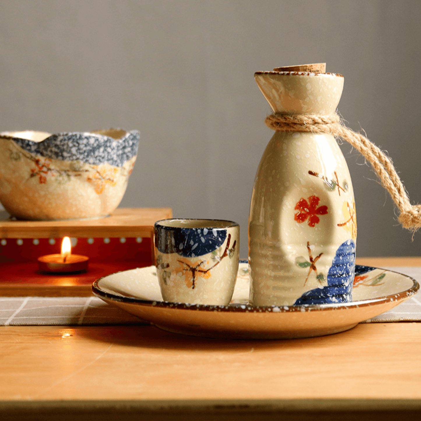 Japanese Sakura Sake Ceramic Flagon Sets – Blossom Your Sake Experience