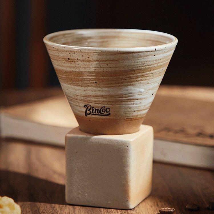 Handcrafted Cone Shaped Ceramic Coffee Cups