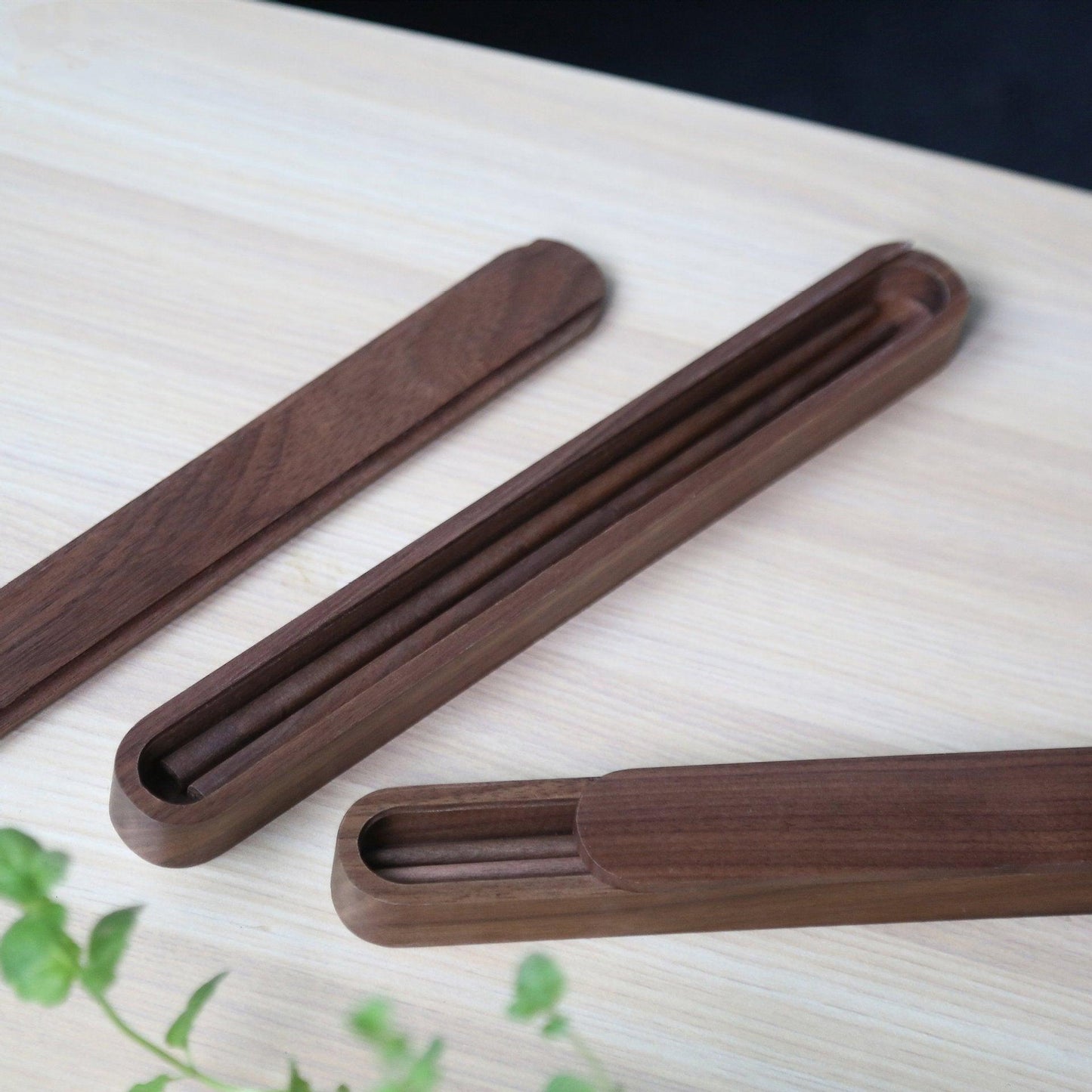 MASU Black Walnut Dual Chopsticks With Boxes