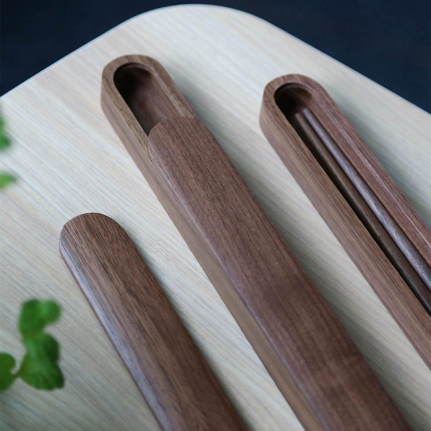 MASU Black Walnut Dual Chopsticks With Boxes