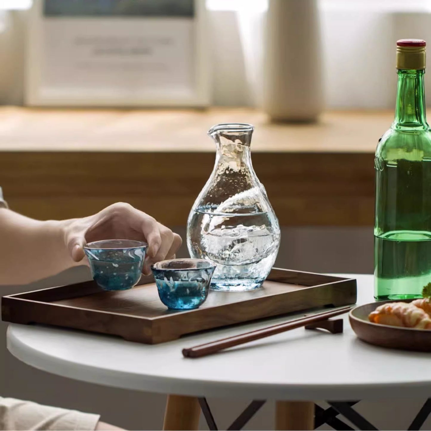 Toyo-Sasaki Sapphire Cold Sake Set