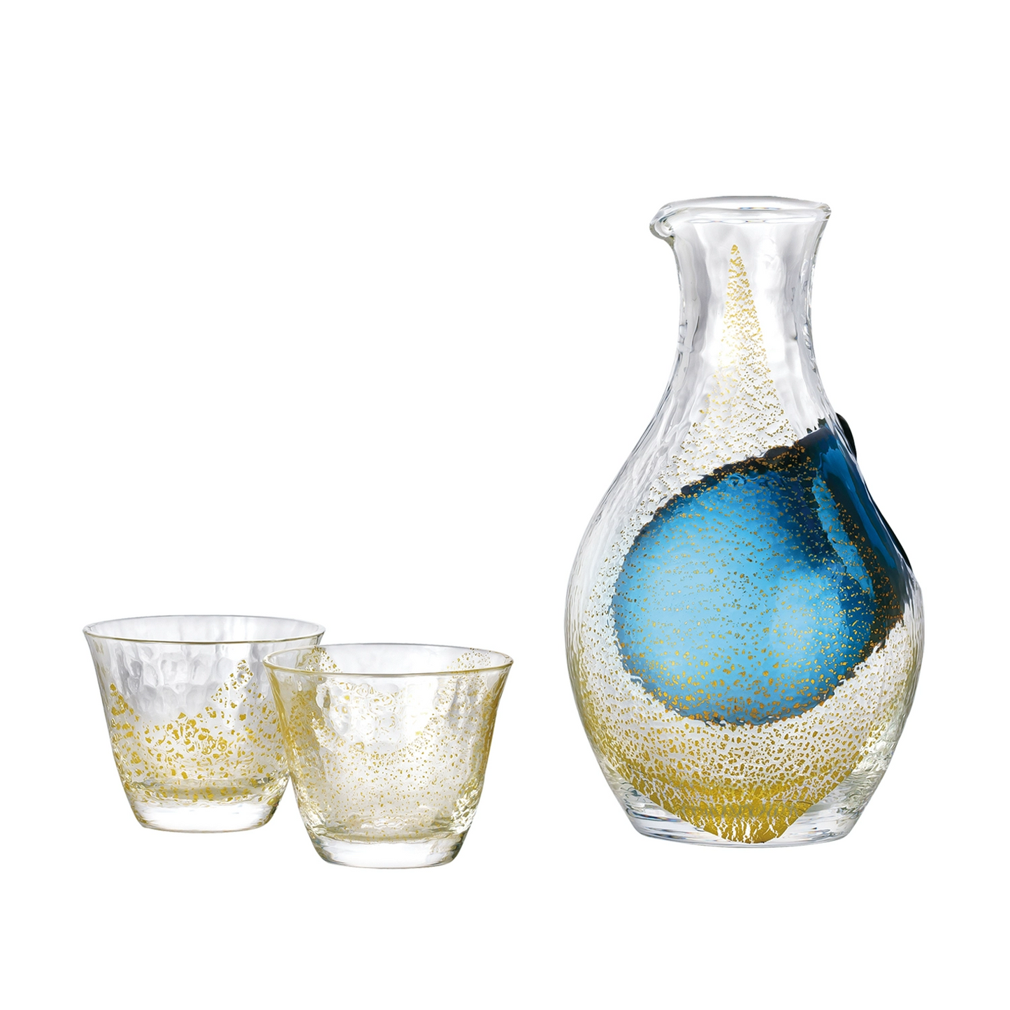 Toyo-Sasaki Golden Sapphire Galaxy Cold Sake Set