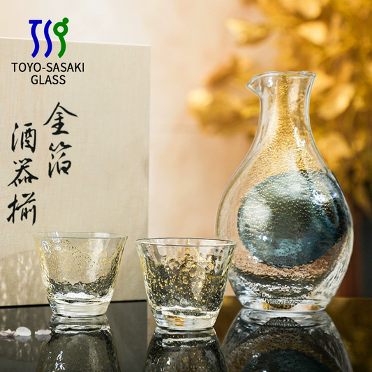Toyo-Sasaki Golden Sapphire Galaxy Cold Sake Set