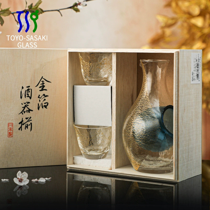 Toyo-Sasaki Golden Sapphire Galaxy Cold Sake Set