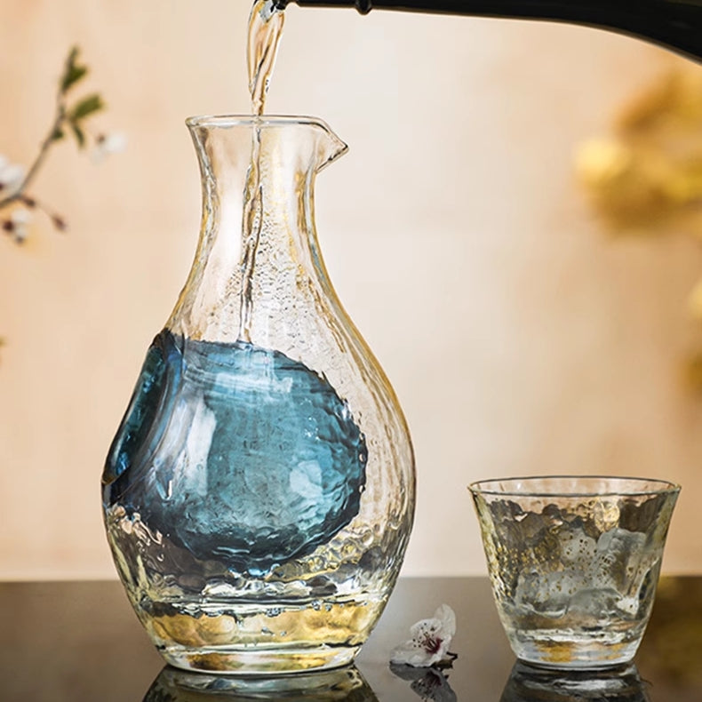Toyo-Sasaki Golden Sapphire Galaxy Cold Sake Set