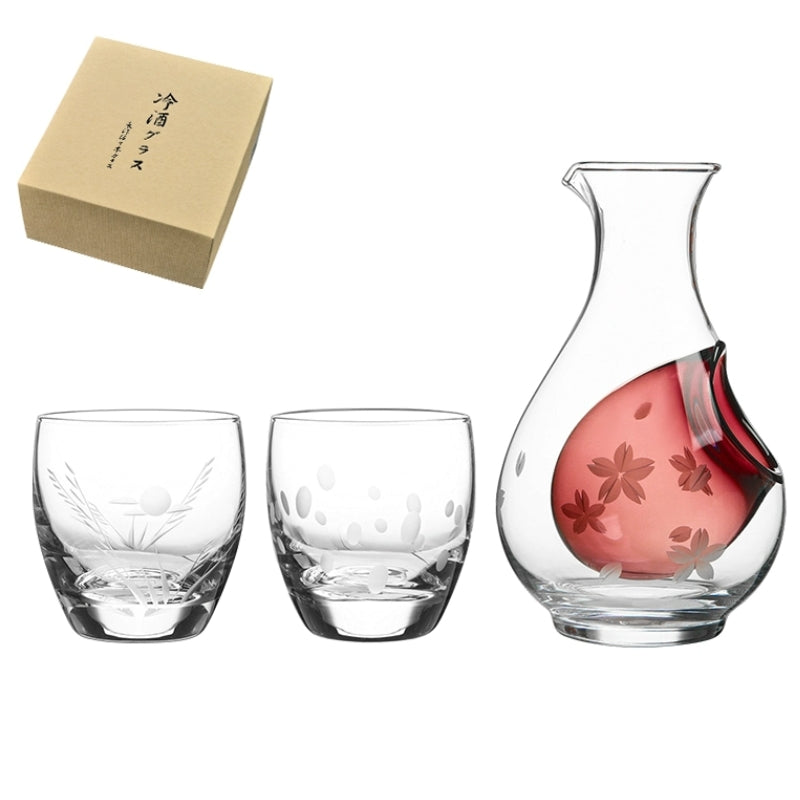 Toyo-Sasaki Sakura Cold Sake Set