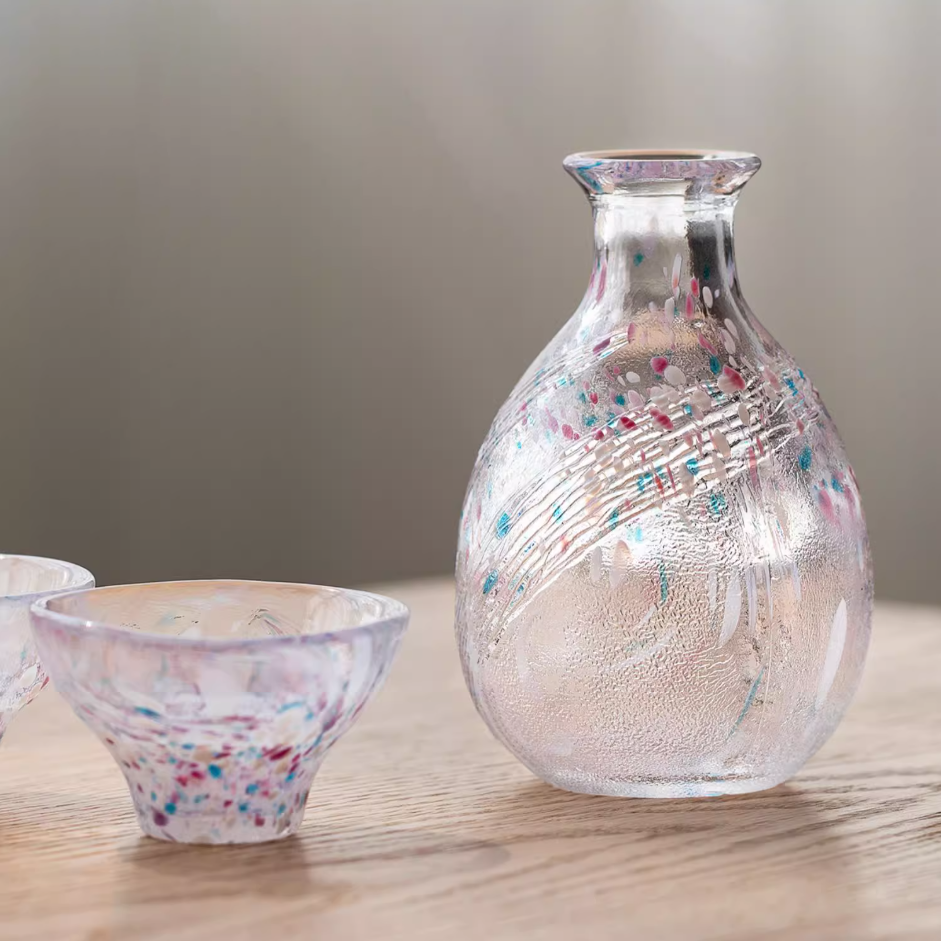 Toyo-Sasaki Handcrafted Kisetsu Sake Set Collection
