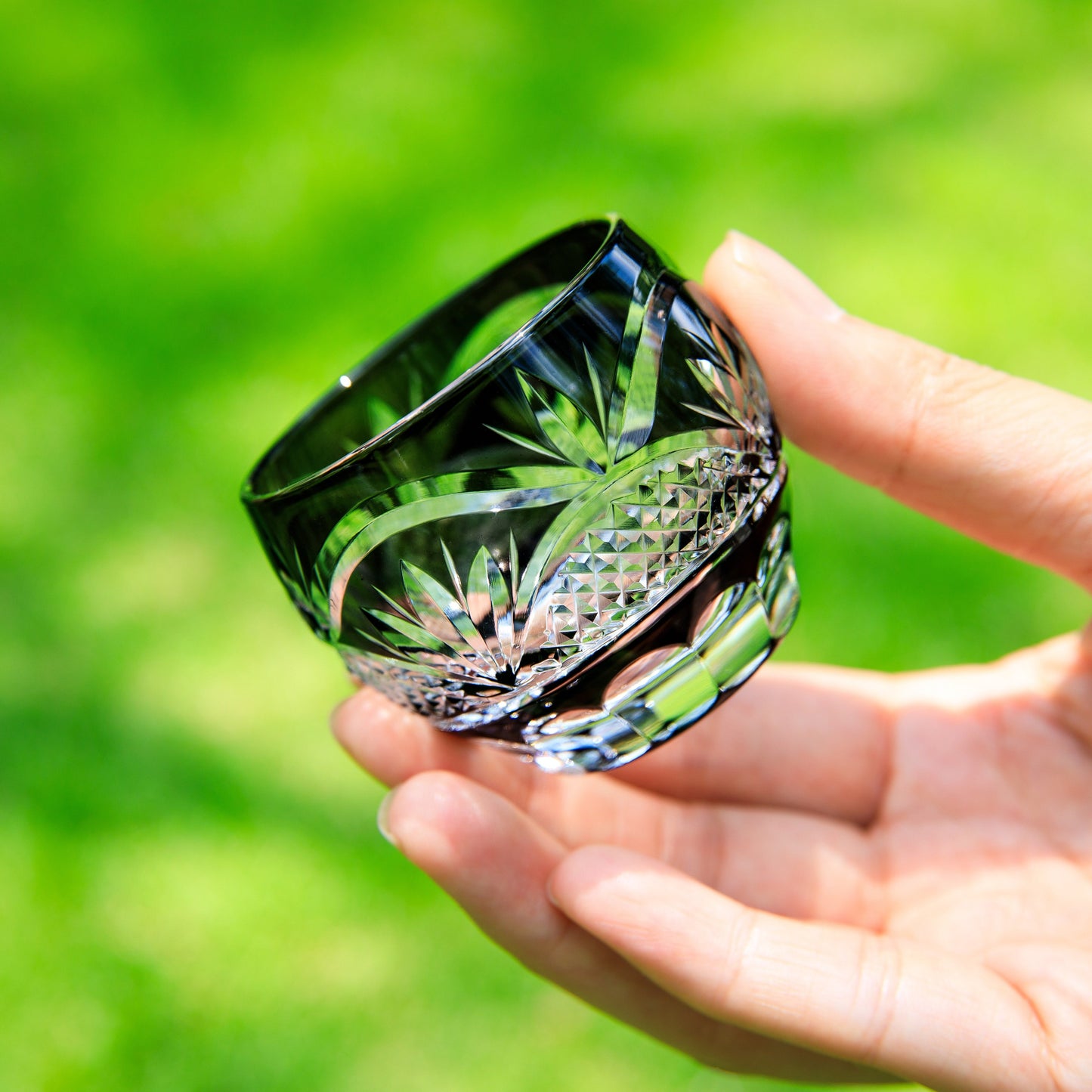 Edo Kiriko Handcrafted Gure Sake Glass Collection