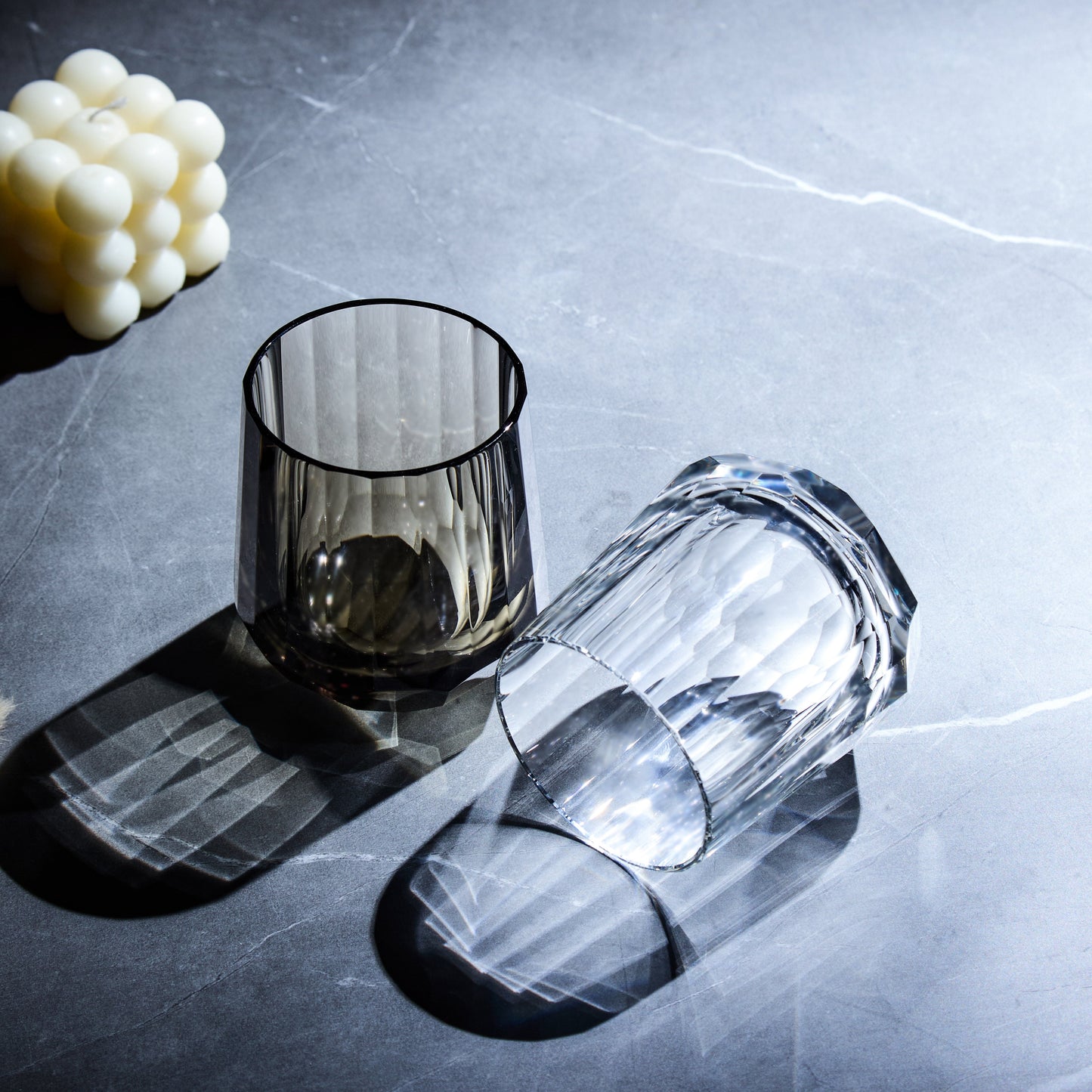 Edo Kiriko Kage-Tate Hand-Cut Whisky Glass