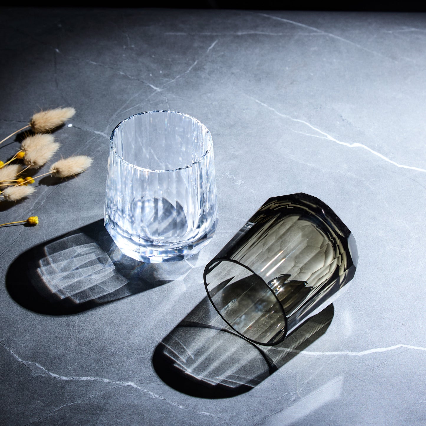 Edo Kiriko Kage-Tate Hand-Cut Whisky Glass