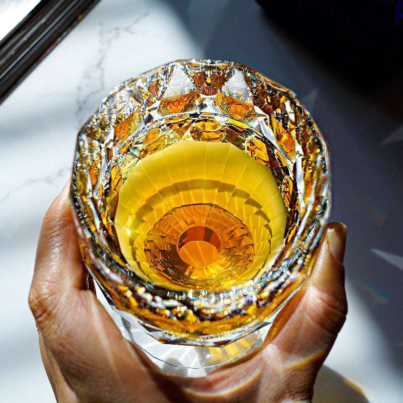 Edo Kiriko Prism-Cut Whisky Glass