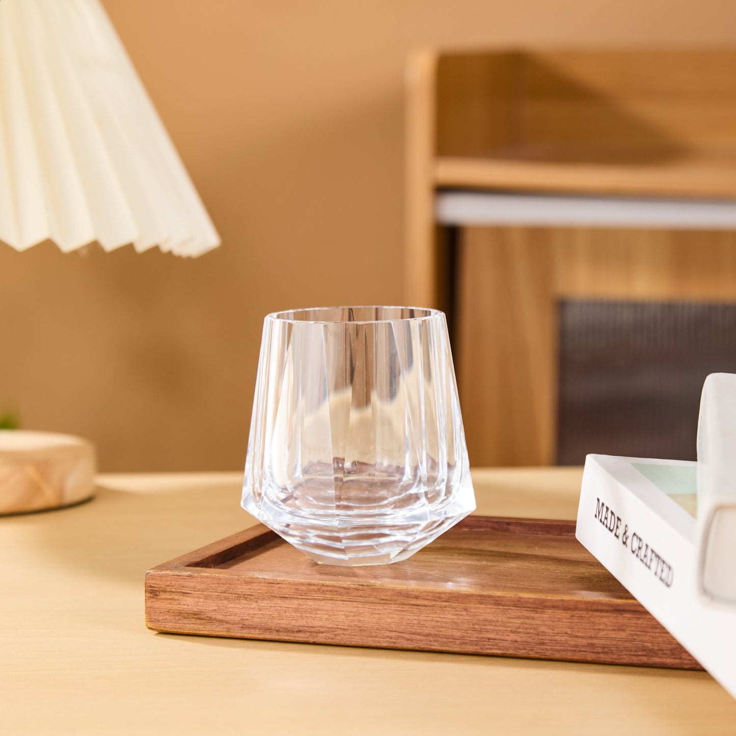 Edo Kiriko Hikari-Tsuzumi Hand-Cut Whisky Glass