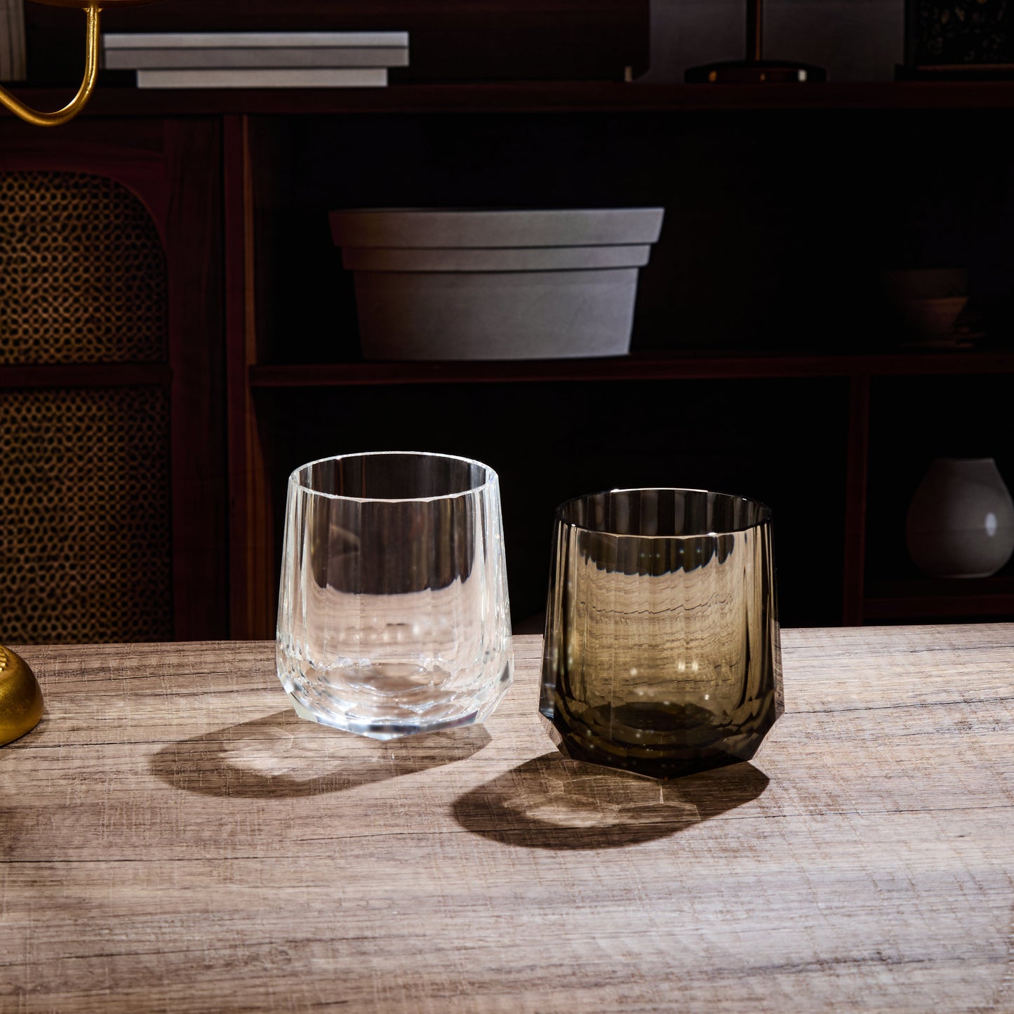 Edo Kiriko Kage-Tate Hand-Cut Whisky Glass