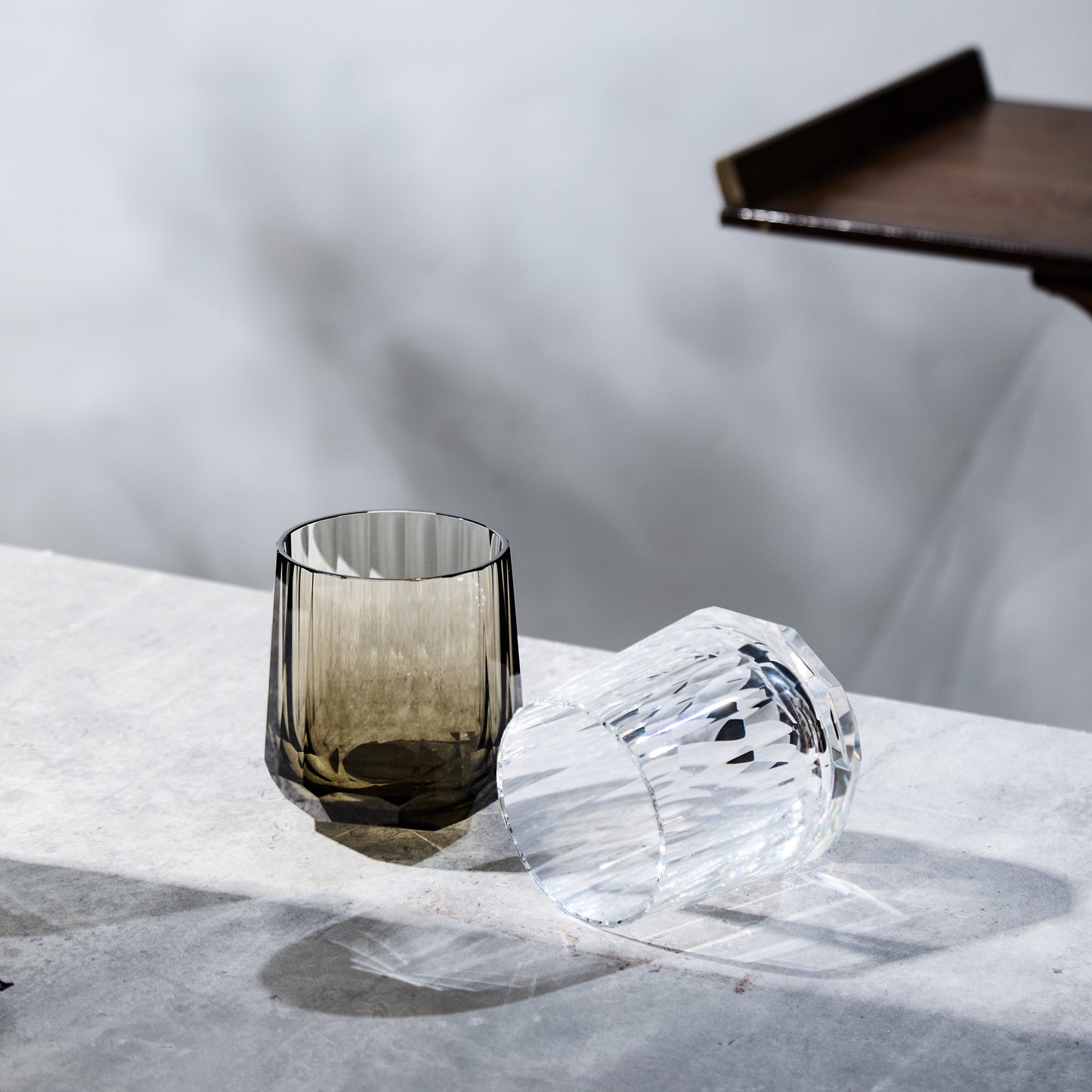 Edo Kiriko Kage-Tate Hand-Cut Whisky Glass