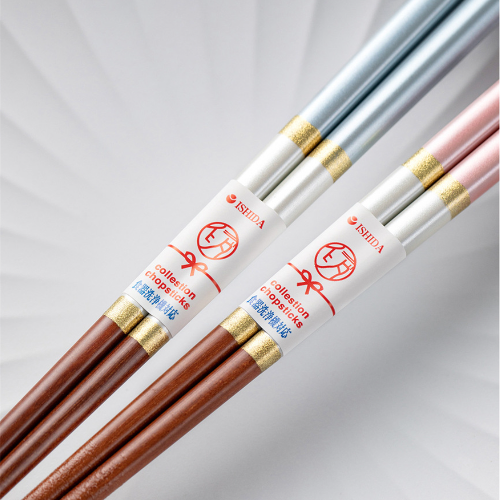 ISHIDA Japanese Wedding Gift Set Handcrafted Chopsticks
