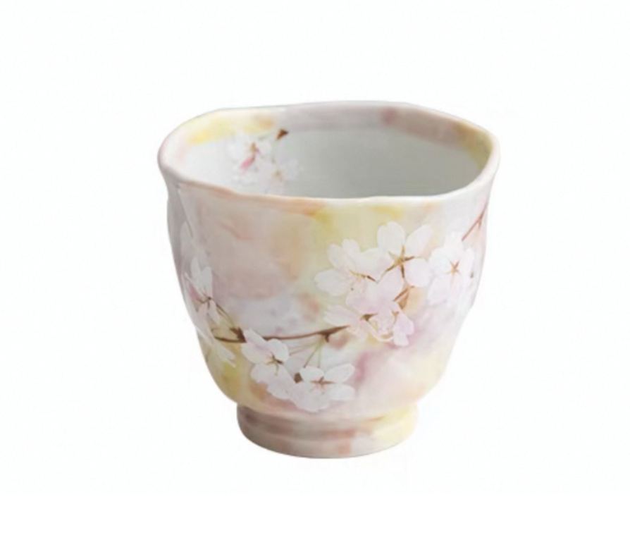 Authentic Mino Ware Cherry Blossom Coffee/Tea Mug. Handmade