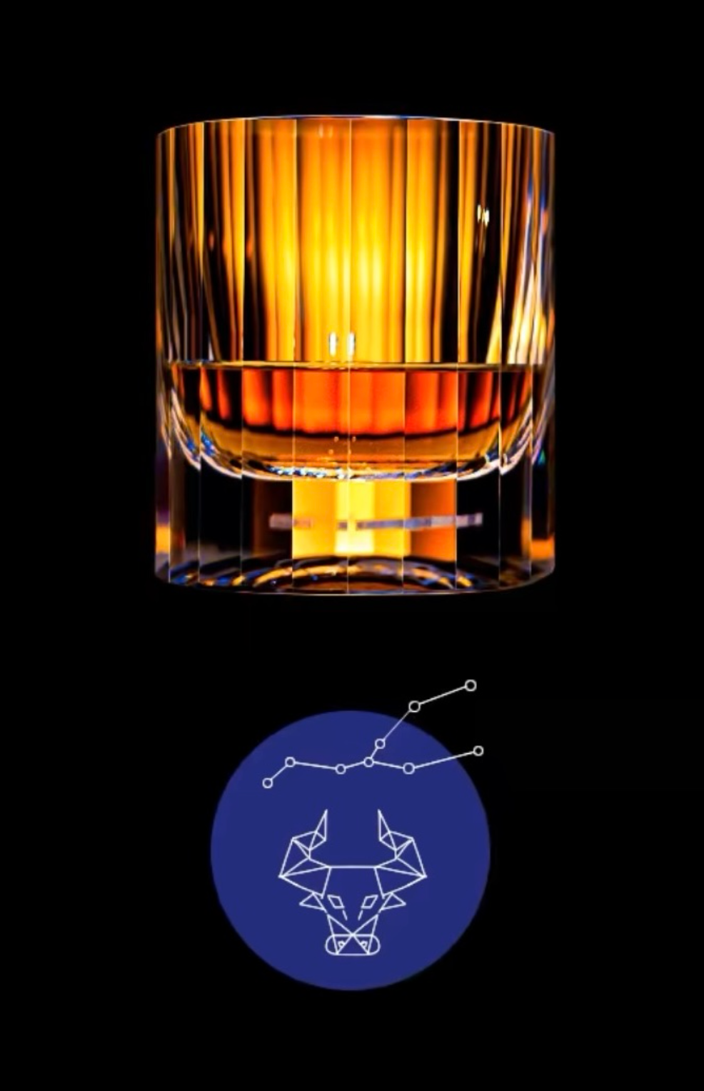 Edo Kiriko 12 Constellations K9 Lead-Free Crystal Whiskey Glass – A Celestial Birthday Gift