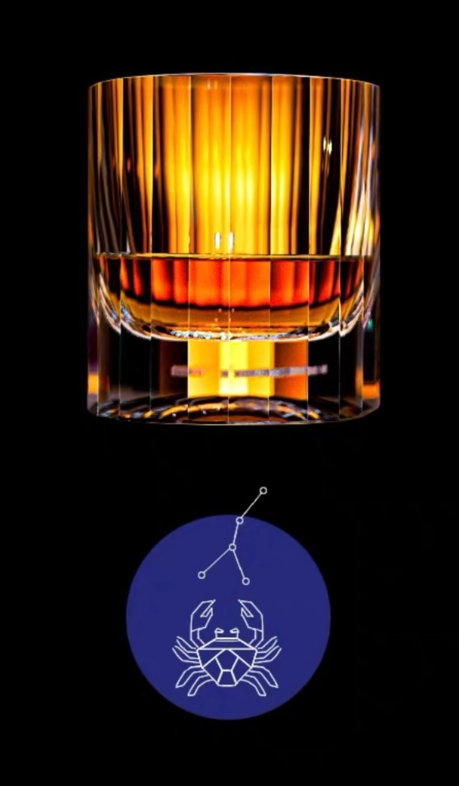 Edo Kiriko 12 Constellations K9 Lead-Free Crystal Whiskey Glass – A Celestial Birthday Gift