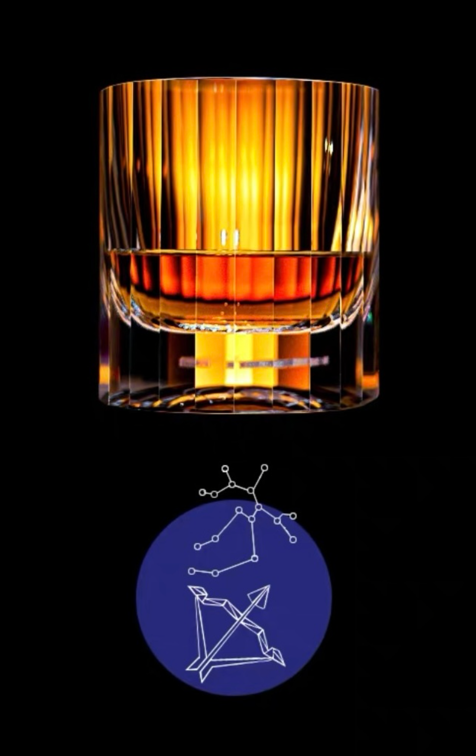Edo Kiriko 12 Constellations K9 Lead-Free Crystal Whiskey Glass – A Celestial Birthday Gift