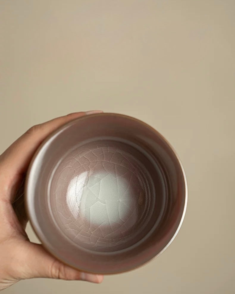 Imperial Langhong Ice Crackle High-End Sancai Gaiwan