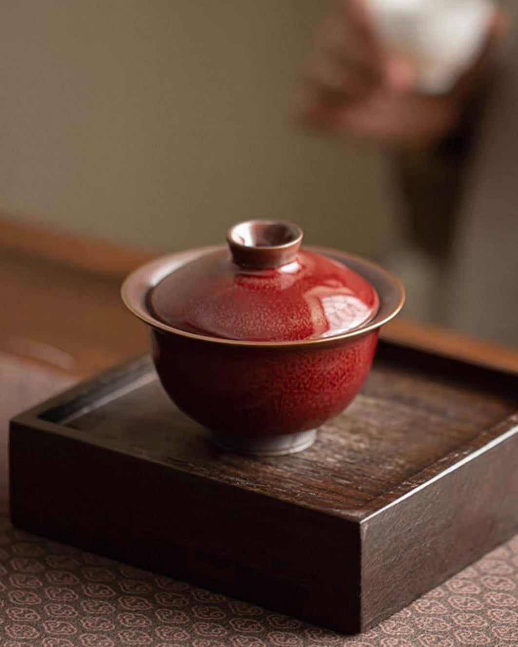 Imperial Langhong Ice Crackle High-End Sancai Gaiwan