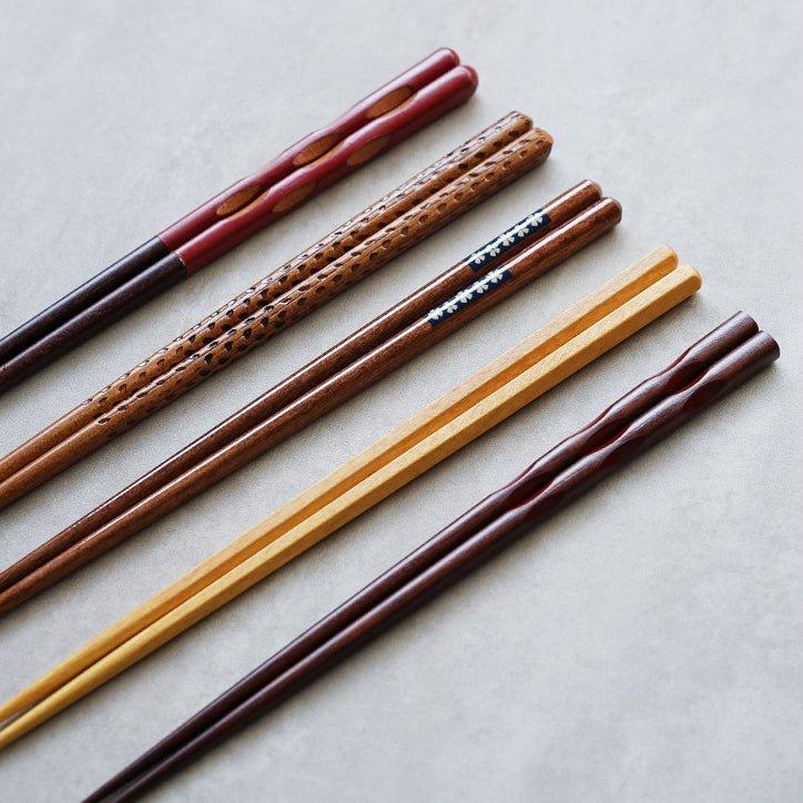 Japanese Wooden Assorted Colors Chopsticks