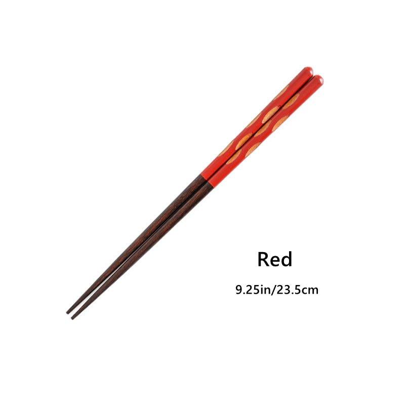 Japanese Wooden Assorted Colors Chopsticks