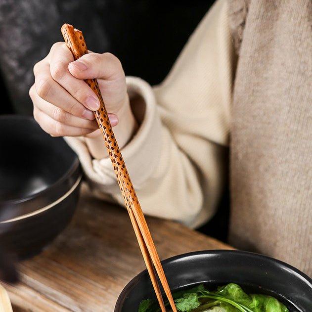 Japanese Wooden Assorted Colors Chopsticks