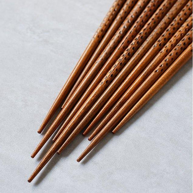 Japanese Wooden Assorted Colors Chopsticks