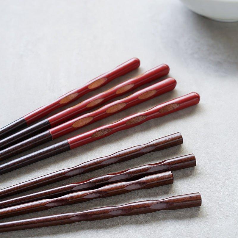 Japanese Wooden Assorted Colors Chopsticks