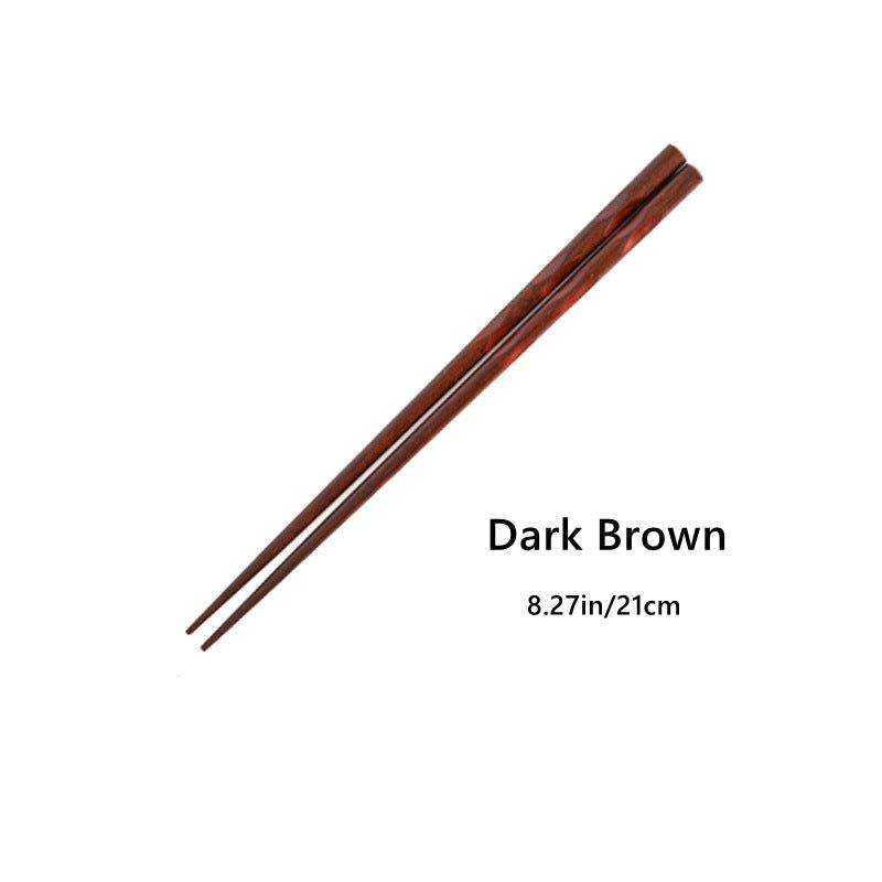 Japanese Wooden Assorted Colors Chopsticks