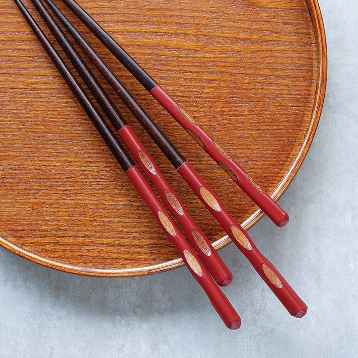 Japanese Wooden Assorted Colors Chopsticks