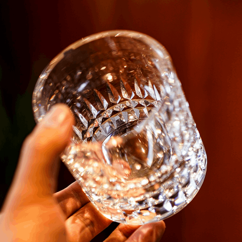 Edo Kiriko Crystal Royale Hand-Cut Whisky Glass