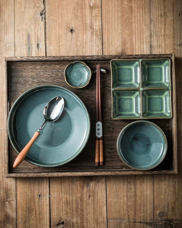 7-Piece Japanese Handmade Ramen Bowl Set