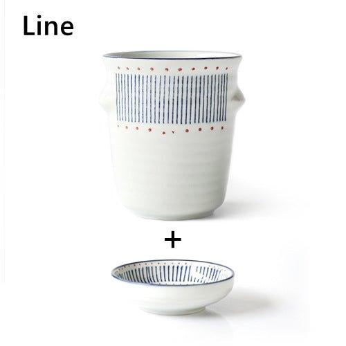 Japanese Handcrafted Ceramic Glazed Chopsticks Holders