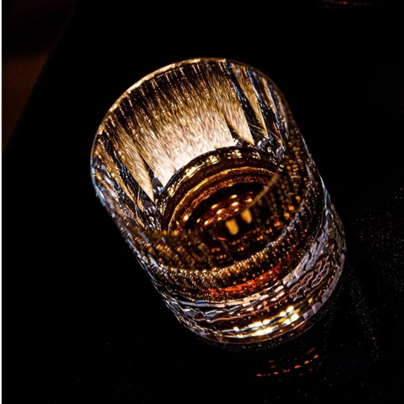 European Crystal 12 Zodiac Signs Whiskey Glass