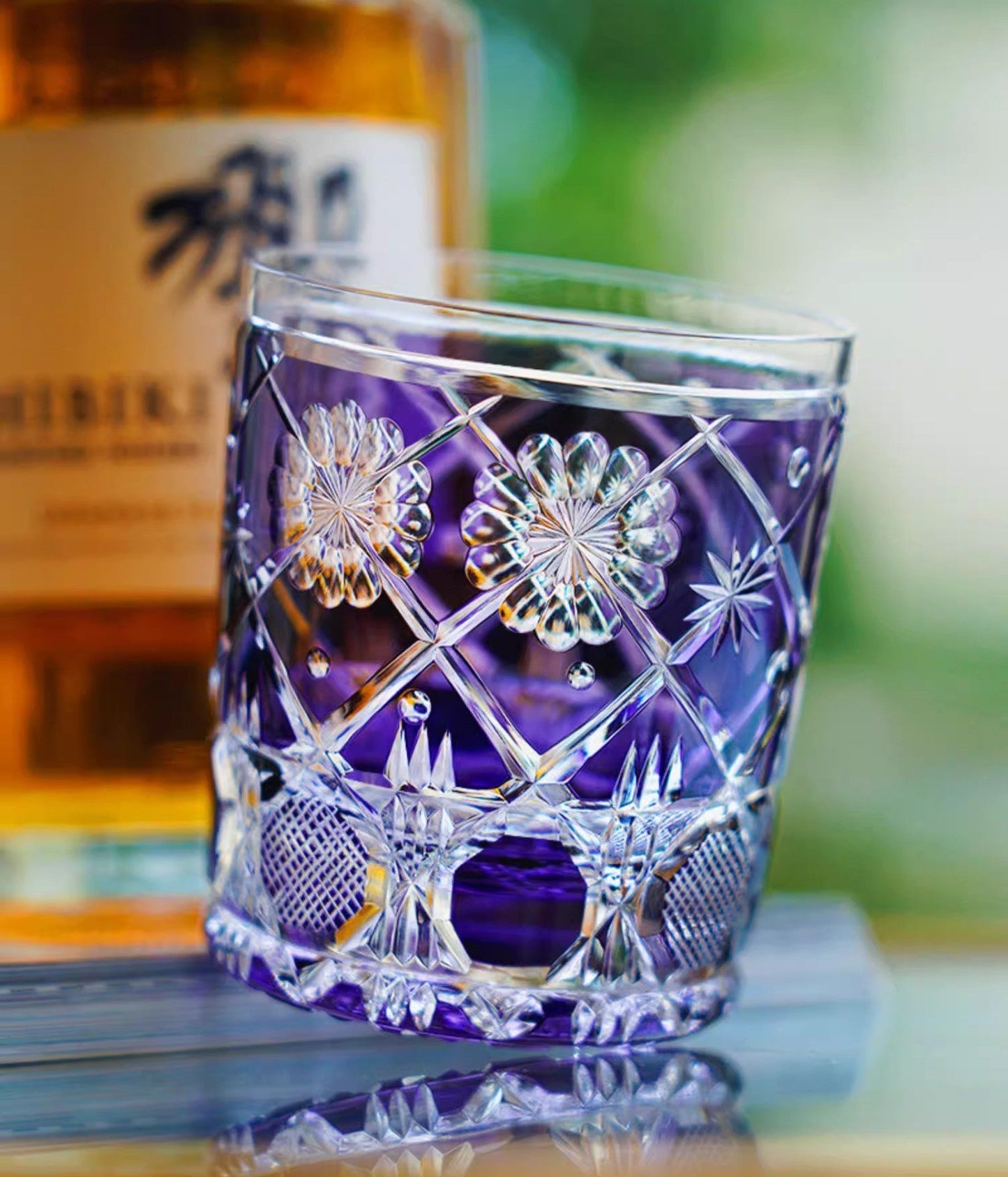 Retro Flower Cage Kiriko Glasses