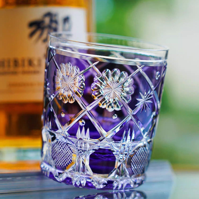 Retro Flower Cage Kiriko Glasses