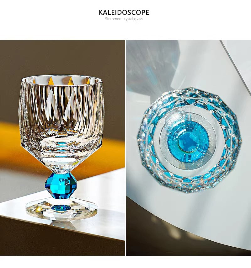 Edo Kiriko Handcrafted Crystal Prism Whisky Glass