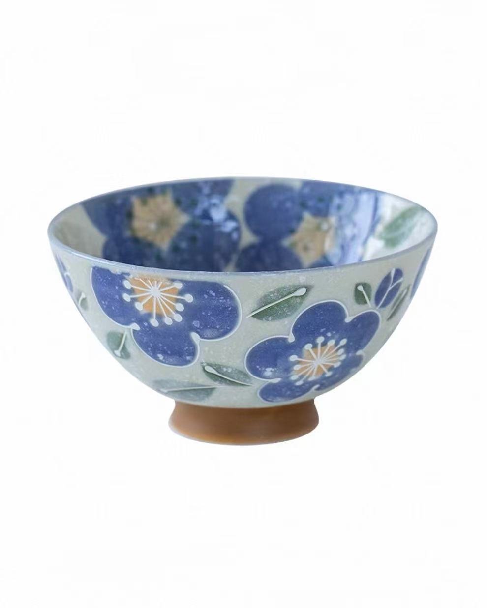Japanese Mino-Ware Sakura Ceramic Bowl Set | 5-Piece Gift Collection