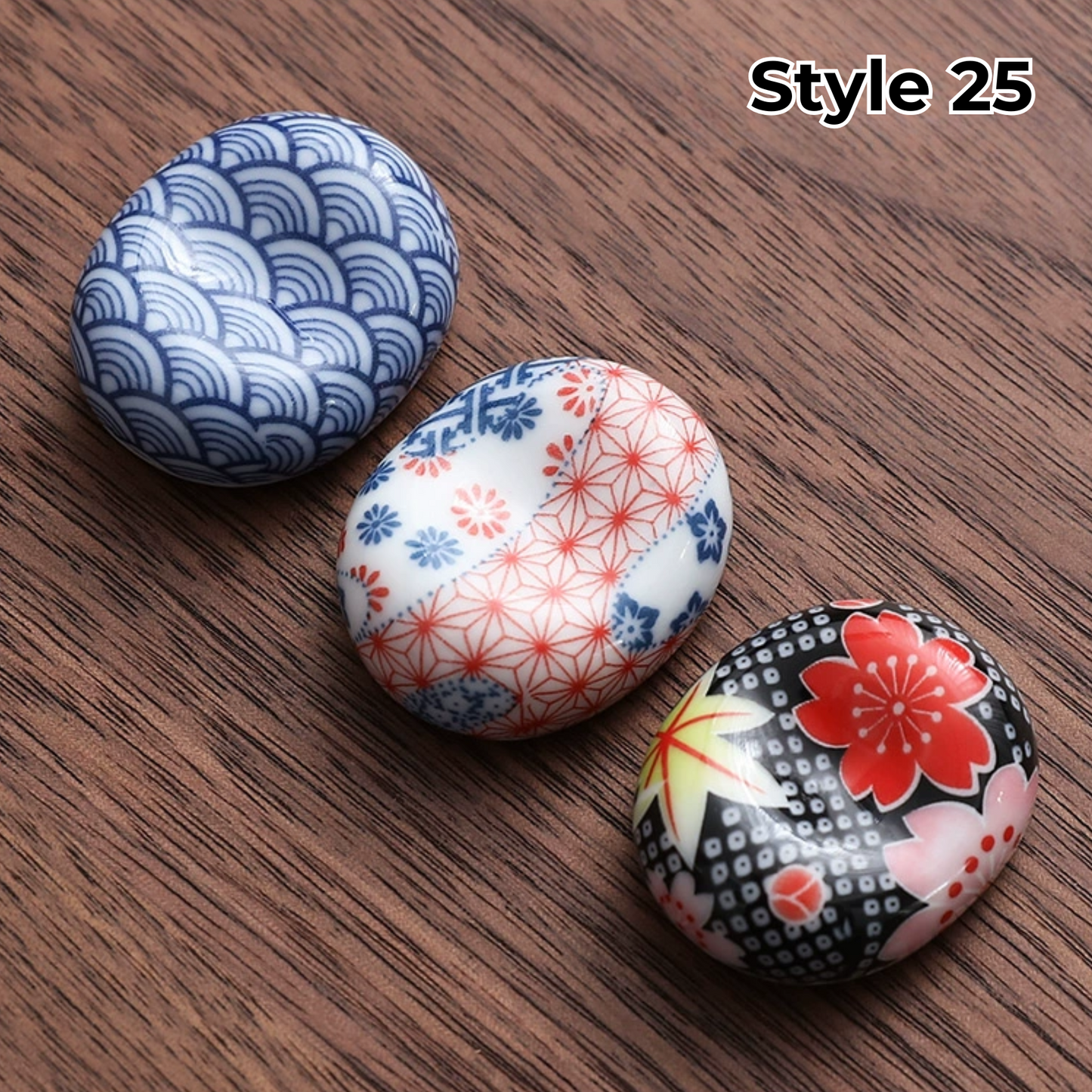Animal & Fruit Handcrafted Ceramic Chopstick Rests Collection