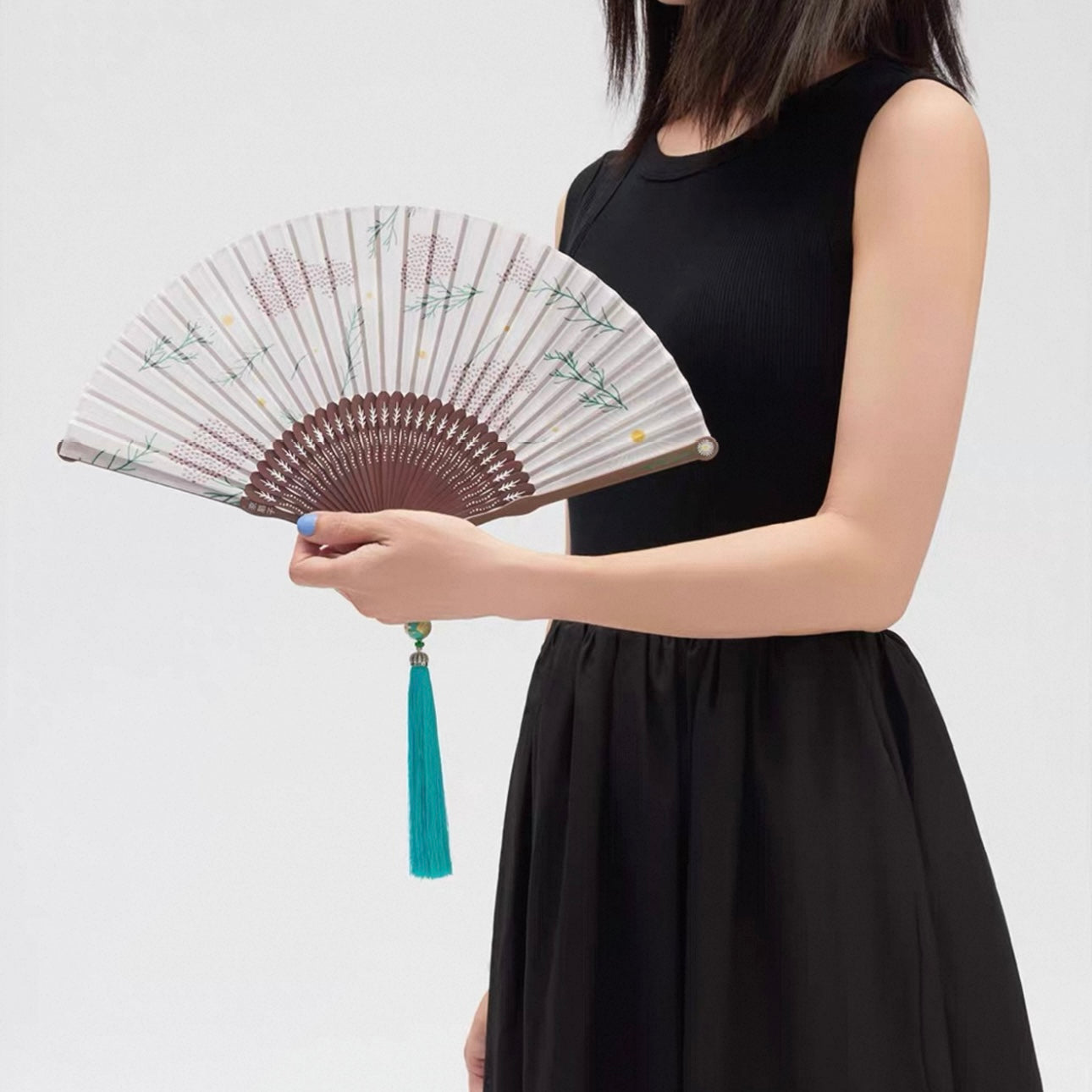 Wild Chrysanthemum Artisan Fan | National Style Gift Box Set