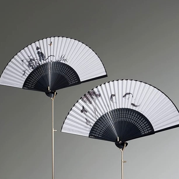 The Zen Garden Chronicles | Handcrafted Bamboo Folding Fan