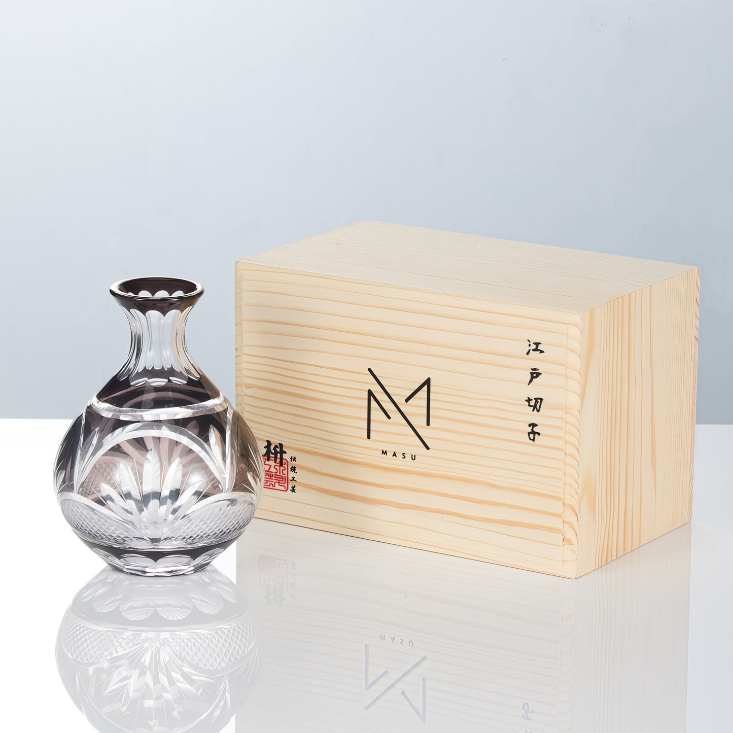 Edo Kiriko Handcrafted Gure Sake Glass Collection
