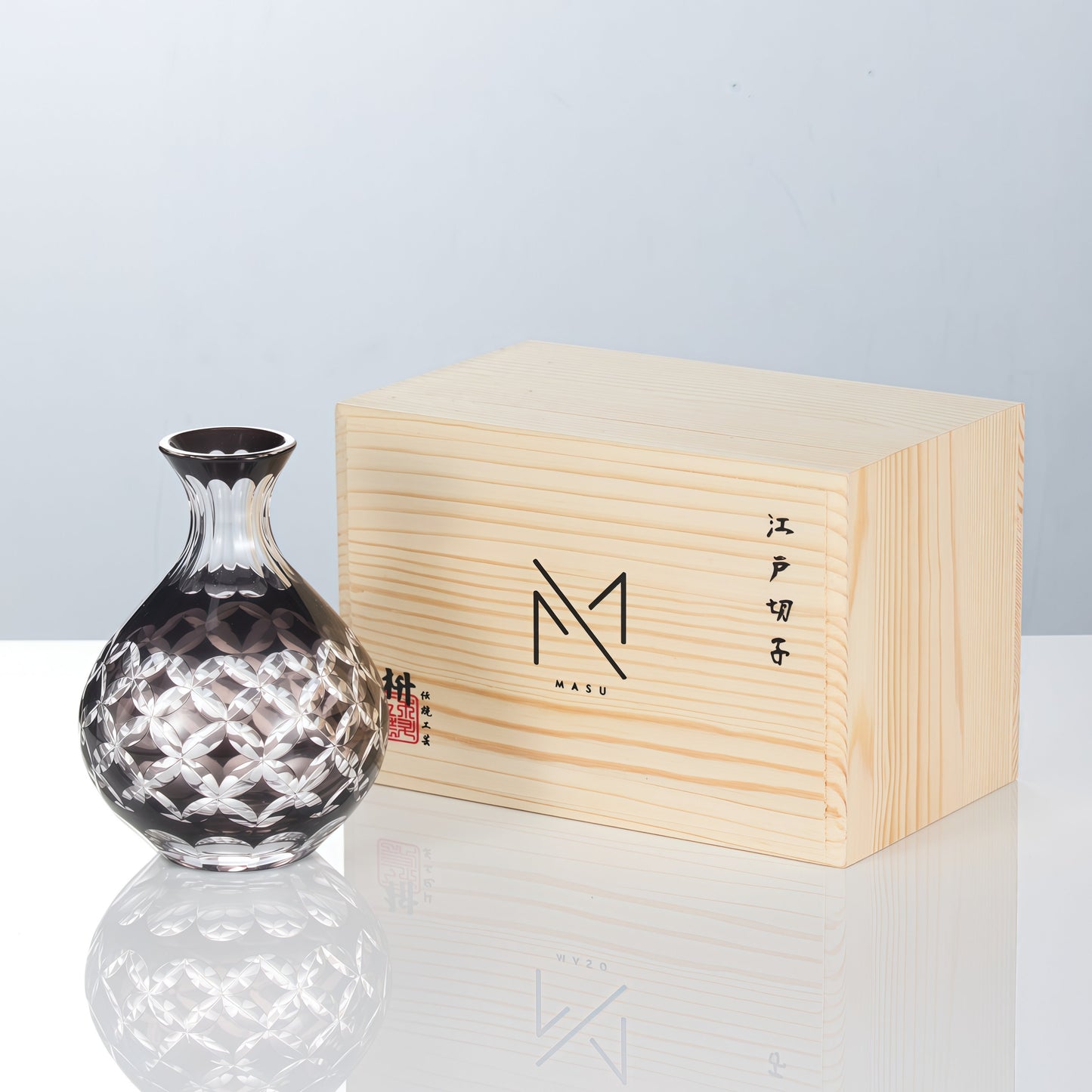 Edo Kiriko Handcrafted Gure Sake Glass Collection