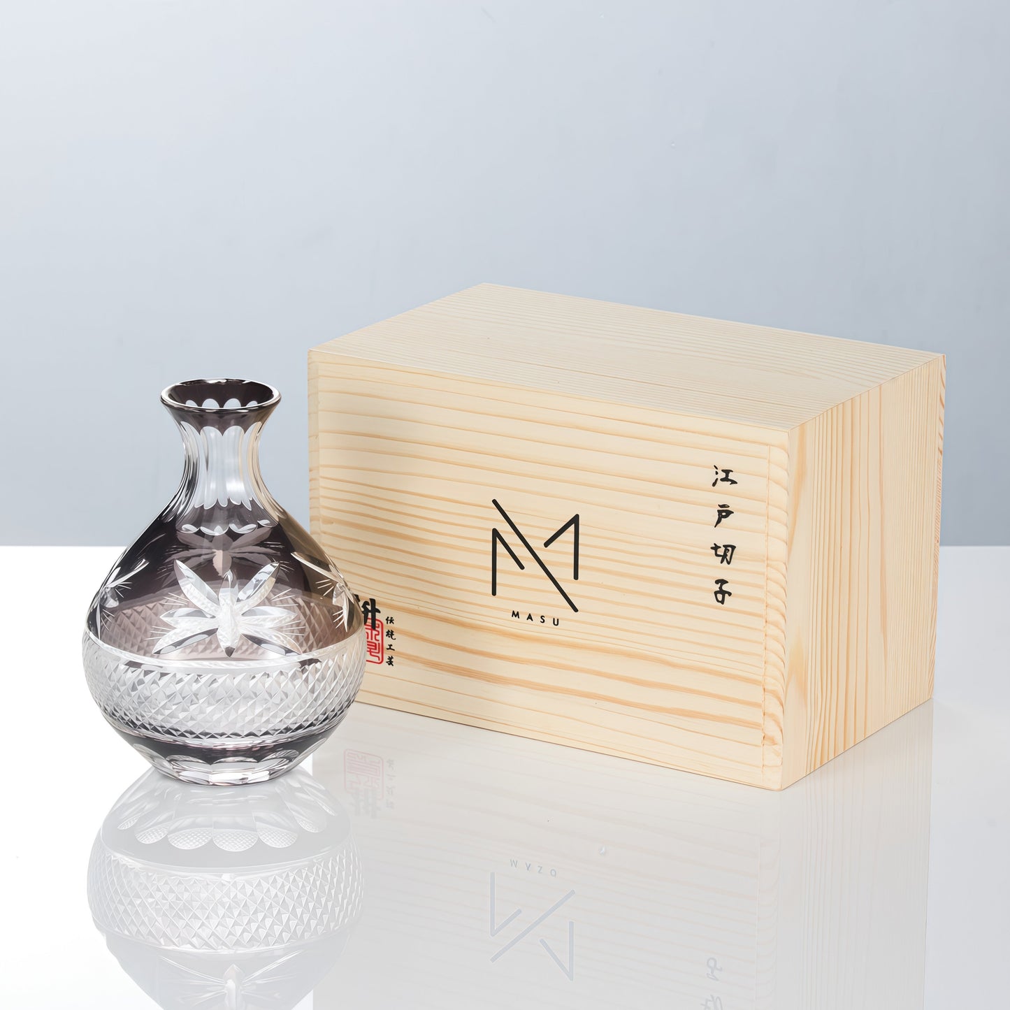 Edo Kiriko Handcrafted Gure Sake Glass Collection